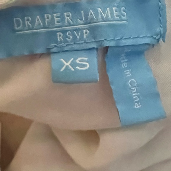 DRAPER JAMES SEERSUCKER TRUE WRAP BOHO ROMANTIC FRILLY ABOVE THE KNEE DRESS. XS - Picture 8 of 8